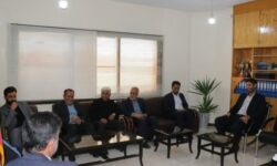 دیدار اعضای شورای اسلامی شهر با رئیس سازمان تامین اجتماعی مسجدسلیمان